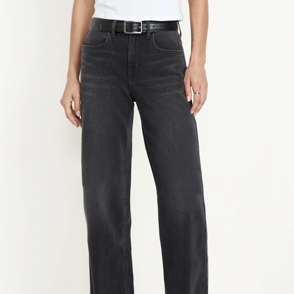 2 pr Old Navy wide leg WOW high waisted jeans - Picture 11 of 14